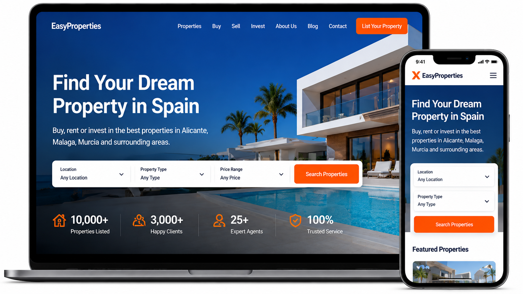 Easy Properties – Real Estate Platform for Spain