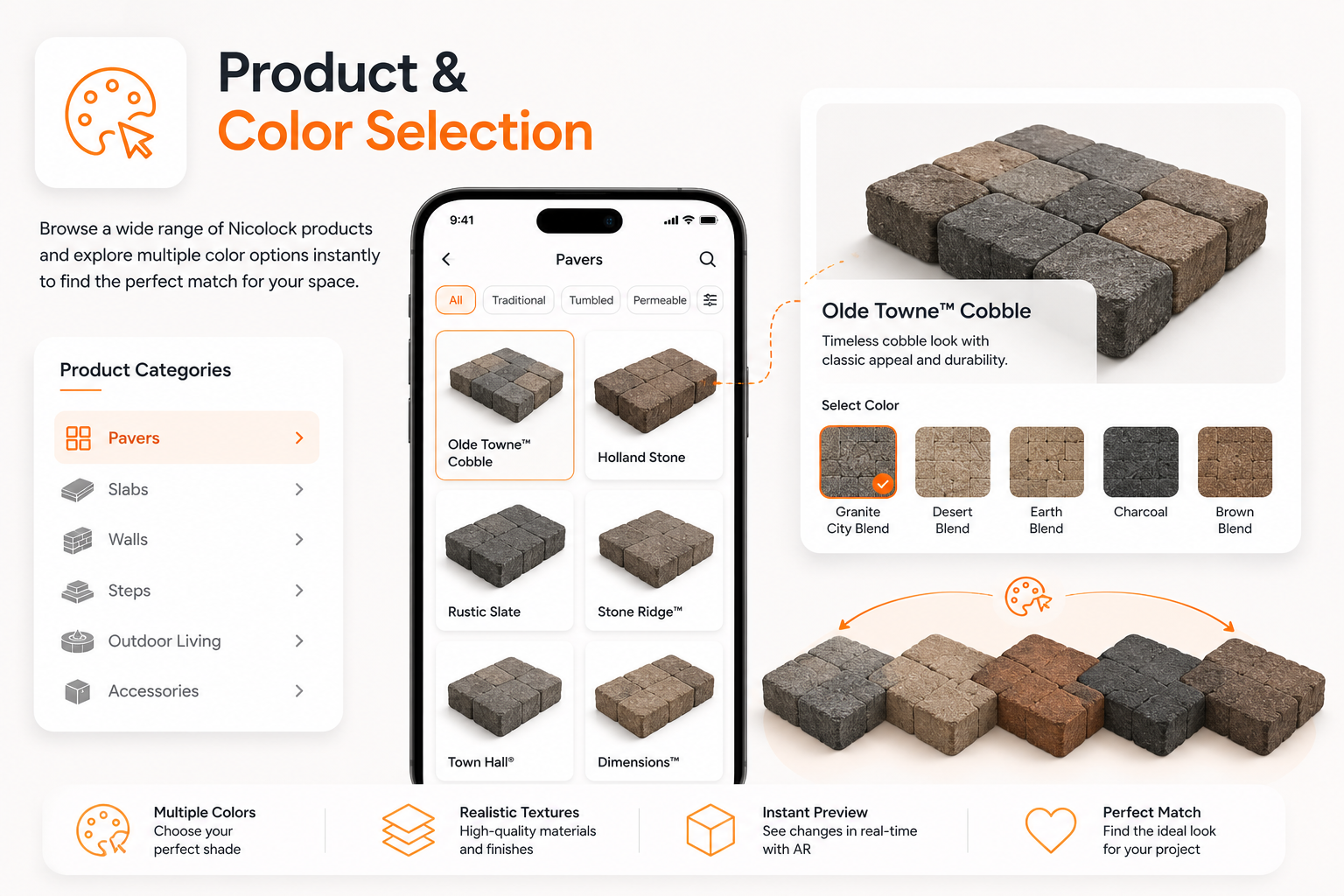 Product & Color Selection